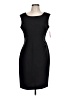 Rafaella Solid Black Cocktail Dress Size 10 - photo 1