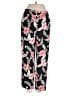 Tommy Bahama 100% Silk Floral Black Silk Pants Size 4 - photo 1