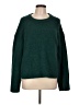 CALVIN KLEIN JEANS Solid Green Pullover Sweater Size L - photo 1