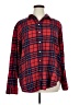 Gap 100% Cotton Plaid Red Long Sleeve Button-Down Shirt Size XL (tall) - photo 1