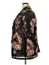 Suzanne Betro 100% Polyester Paisley Black Kimono Size 4X - photo 5
