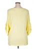 Seven7 Yellow 3/4 Sleeve Top Size XL - photo 2