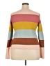Halogen Color Block Pink Pullover Sweater Size XXL - photo 2