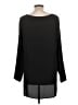 Eileen Fisher 100% Silk Solid Black Blouse Size L - photo 2