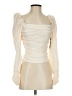 ASTR The Label 100% Polyester Ivory Long Sleeve Blouse Size S - photo 1