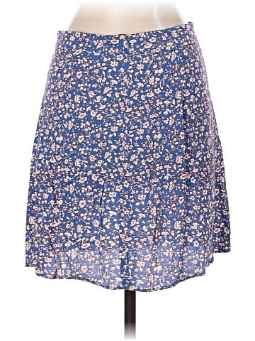 Madewell Porch Side-Button Mini Skirt in Summer Vines (view 2)