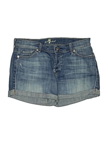 7 For All Mankind Denim Shorts (view 1)