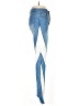Fashion Nova Color Block Blue Jeans Size 7 - photo 4