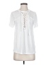 Express White Short Sleeve Top Size XS - photo 1