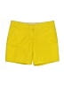 J.Crew 100% Cotton Solid Yellow Shorts Size 14 - photo 1