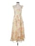 Lulus 100% Polyester Floral Ivory Cocktail Dress Size S - photo 1
