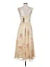 Lulus 100% Polyester Floral Ivory Cocktail Dress Size S - photo 2