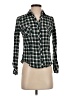 Timing 100% Cotton Plaid Green Long Sleeve Button-Down Shirt Size S - photo 1