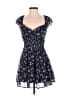 Altar'd State 100% Polyester Floral Blue Cocktail Dress Size S - photo 1