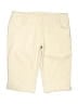 Adidas 100% Polyester Solid Ivory Tan Khaki Shorts Size 10 - photo 1