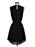 Monteau Solid Black Casual Dress Size S - photo 2