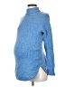 Gap - Maternity Blue Turtleneck Sweater Size S - photo 1