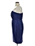 J.Crew 100% Polyester Solid Blue Cocktail Dress Size 14 - photo 5