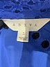 Adiva 100% Cotton Blue Long Sleeve Blouse Size L - photo 7