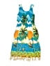 Assorted Brands 100% Rayon Tropical Blue Dress Size 6 - photo 2