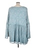 Festi Blue Long Sleeve Blouse Size 5X Plus (6) - photo 2