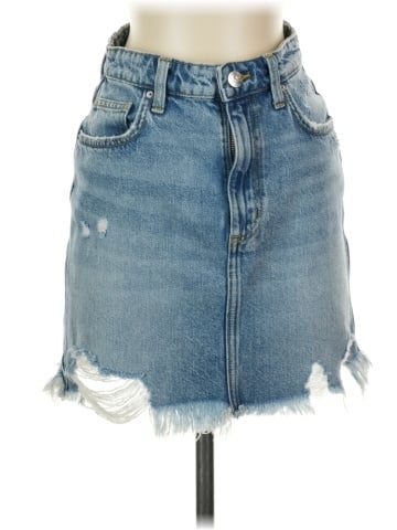 Lee Denim Skirt (view 1)