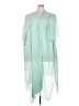 Torrid 100% Polyester Polka Dots Teal Green Poncho Size 3X Plus (3) - photo 1