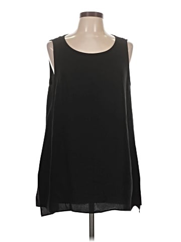 Lafayette 148 New York Sleeveless Silk Top (view 1)