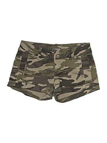 Express Khaki Shorts (view 1)