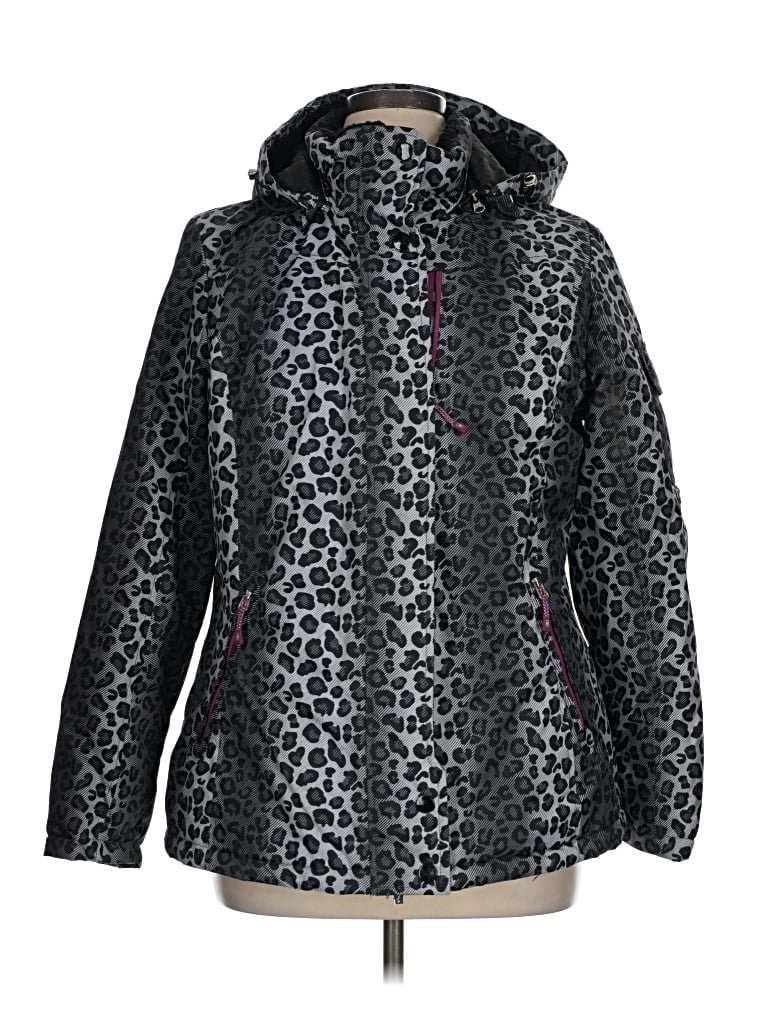 Pre-owned Zeroxposur Raincoat In Gray