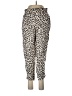 J.Crew Animal Print Ivory Linen Pants Size 10 - photo 1