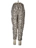J.Crew Animal Print Ivory Linen Pants Size 10 - photo 2