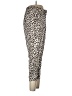 J.Crew Animal Print Ivory Linen Pants Size 10 - photo 4