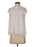 Ann Taylor LOFT 100% Polyester Ivory Sleeveless Blouse Size S - photo 1
