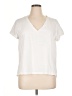 Saint + Sofia Ivory Short Sleeve T-Shirt Size 16 - photo 1