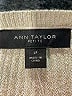 Ann Taylor Metallic Silver Pullover Sweater Size Lg Petite - photo 7