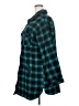 Torrid 100% Cotton Plaid Green Fleece Size 3X Plus (3) - photo 5