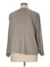 Unbranded Gray Tan Long Sleeve Blouse Size XL - photo 2