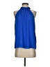 Poppy Blue Sleeveless Blouse Size S - photo 1