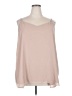 Torrid 100% Polyester Tan Sleeveless Blouse Size 4X Plus (4) - photo 1