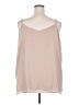 Torrid 100% Polyester Tan Sleeveless Blouse Size 4X Plus (4) - photo 2