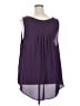 Torrid 100% Polyester Purple Sleeveless Blouse Size 4X Plus (4) - photo 2