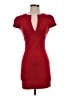 ASOS Solid Red Cocktail Dress Size 4 Petite - photo 1