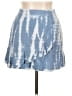 Sim & Sam 100% Rayon Tie-dye Blue Denim Skirt Size L - photo 1