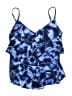 Aqua Green Tie-dye Blue Swimsuit Top Size L - photo 1