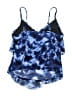 Aqua Green Tie-dye Blue Swimsuit Top Size L - photo 2