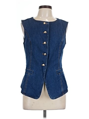 Free Market by Flying Tomato Denim Vest (view 1)