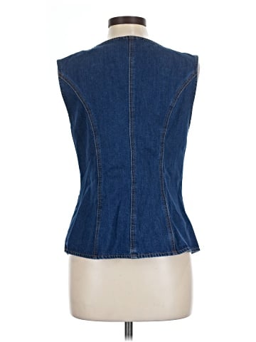 Free Market by Flying Tomato Denim Vest (view 2)