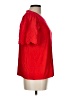 Jodifl 100% Polyester Red Short Sleeve Top Size L - photo 4
