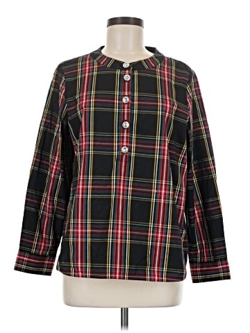 J.Crew Factory Store Long Sleeve Button-Down Shirt (view 1)